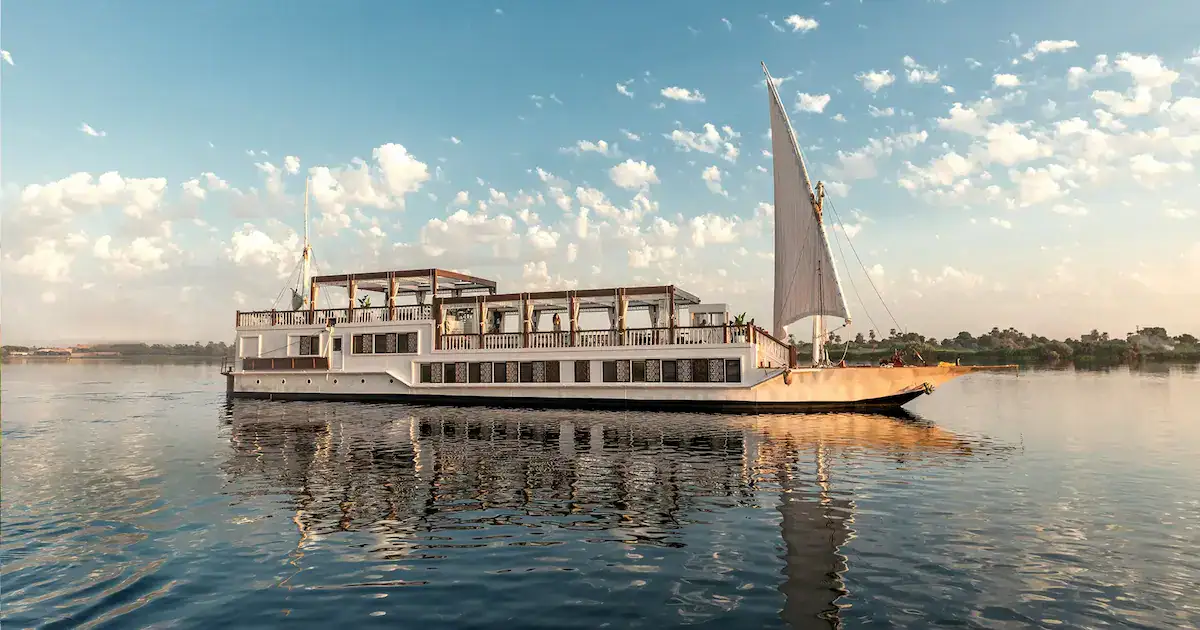 Queen Isis Dahabiya classic Luxor to Aswan route